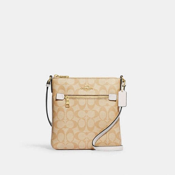 Coach Handbags - Mini Rowan File Bag In Signature Canvas